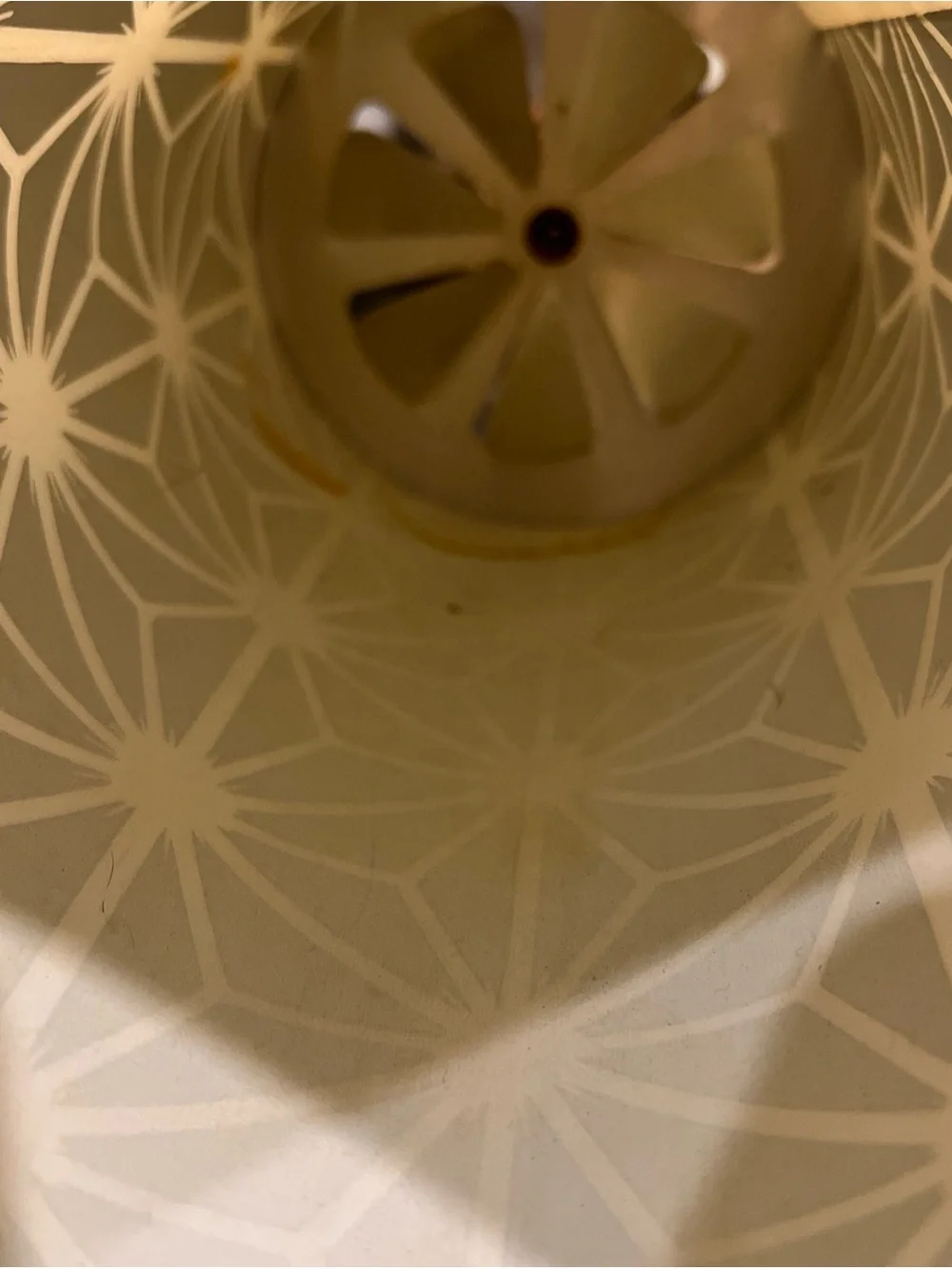 Rare Vintage 1960s-1970s Psychedelic Motion Lamp~MCM~Starburst~Spinning Lamp